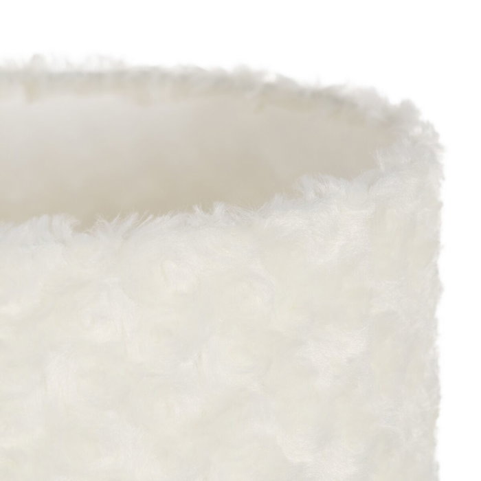 BigBuy Home Lampadaire Blanc et Doré en Métal et Tissu BigBuy Home Lampadaire Blanc et Doré en Métal et Tissu