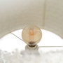 BigBuy Home Lampadaire Blanc et Doré en Métal et Tissu