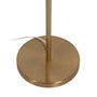 BigBuy Home Lampadaire Blanc et Doré en Métal et Tissu