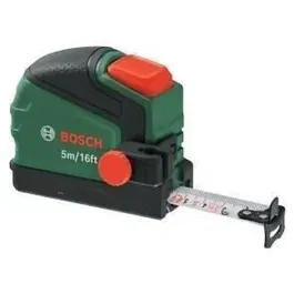 Bosch Mètre ruban 5 m avec clip pour crayon - Ruban à mesurer robuste pour professionnels et bricoleurs