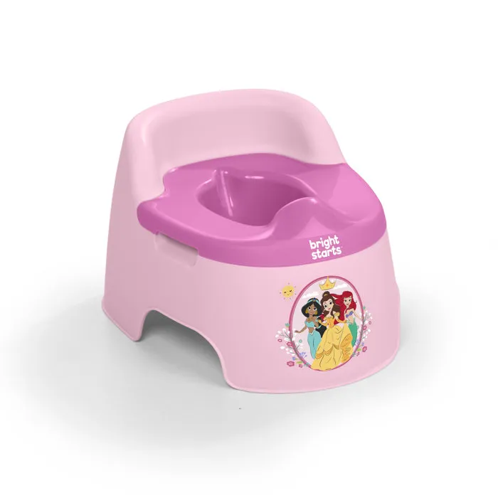 Bright Starts Disney Princess Full Comfort Pot d'Apprentissage Ergonomique pour Enfant - Dossier Haut, Protections Anti-Éclaboussures, Cuvette Amovible - Poids Max 22 kg Bright Starts Disney Princess Full Comfort Pot d'Apprentissage Ergonomique pour Enfant - Dossier Haut, Protections Anti-Éclaboussures, Cuvette Amovible - Poids Max 22 kg