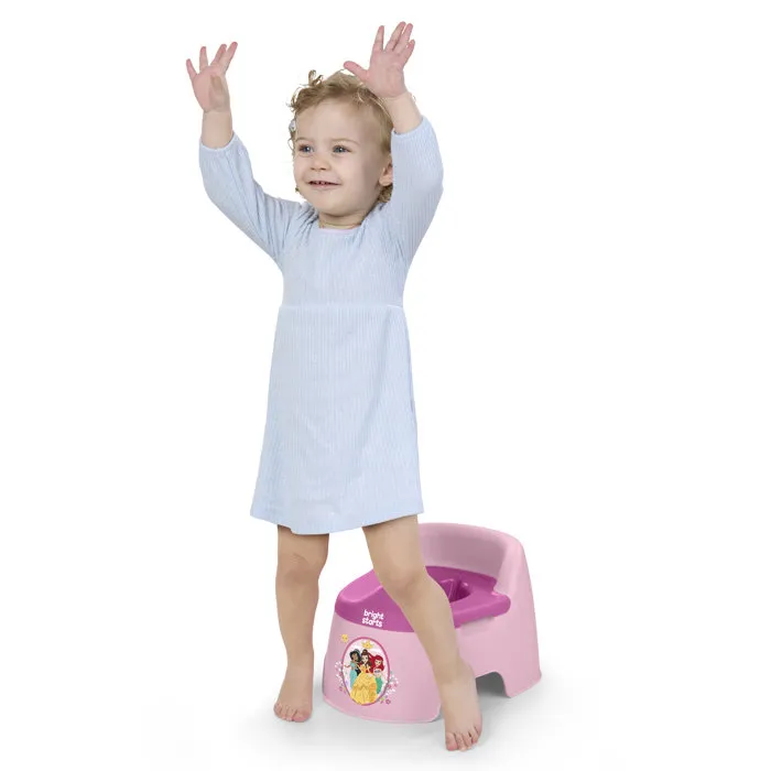 Bright Starts Disney Princess Full Comfort Pot d'Apprentissage Ergonomique pour Enfant - Dossier Haut, Protections Anti-Éclaboussures, Cuvette Amovible - Poids Max 22 kg Bright Starts Disney Princess Full Comfort Pot d'Apprentissage Ergonomique pour Enfant - Dossier Haut, Protections Anti-Éclaboussures, Cuvette Amovible - Poids Max 22 kg
