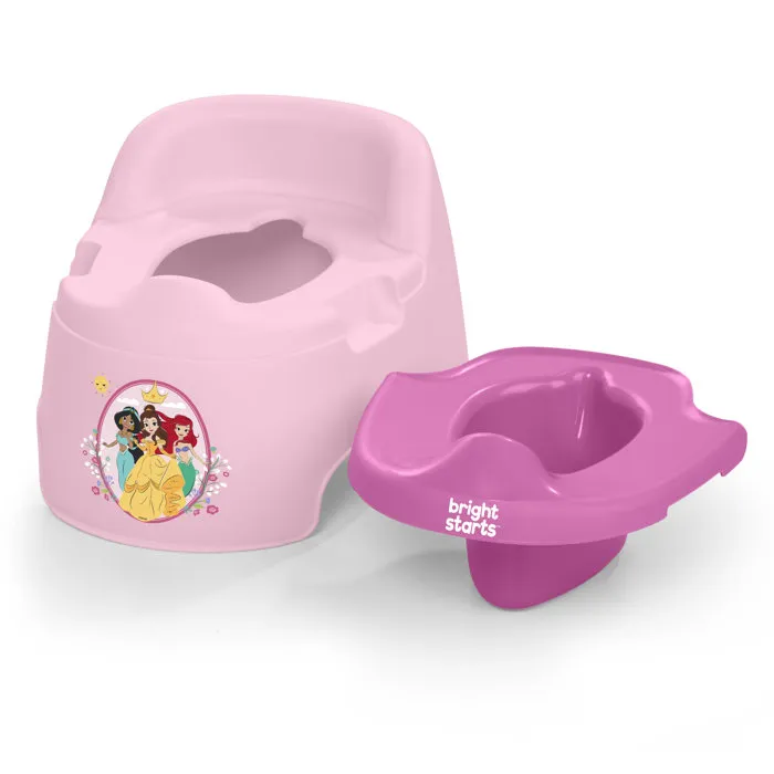 Bright Starts Disney Princess Full Comfort Pot d'Apprentissage Ergonomique pour Enfant - Dossier Haut, Protections Anti-Éclaboussures, Cuvette Amovible - Poids Max 22 kg Bright Starts Disney Princess Full Comfort Pot d'Apprentissage Ergonomique pour Enfant - Dossier Haut, Protections Anti-Éclaboussures, Cuvette Amovible - Poids Max 22 kg