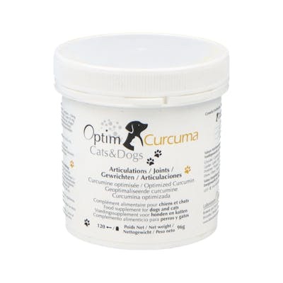 OPTIM LABORATOIRE Optim Curcuma Cats&Dogs 96 G Vet – Complément Alimentaire pour Chats et Chiens au Curcuma Longvida® OPTIM LABORATOIRE Optim Curcuma Cats&Dogs 96 G Vet – Complément Alimentaire pour Chats et Chiens au Curcuma Longvida®