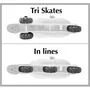 Disney Patins en ligne Minnie 2 en 1 évolutifs 3 roues taille 27-30