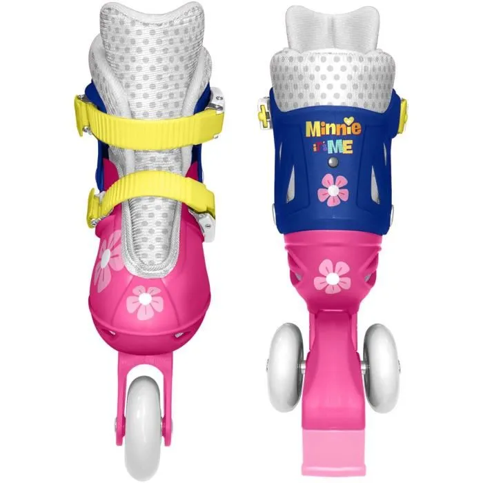 Disney Patins en ligne Minnie 2 en 1 évolutifs 3 roues taille 27-30 Disney Patins en ligne Minnie 2 en 1 évolutifs 3 roues taille 27-30