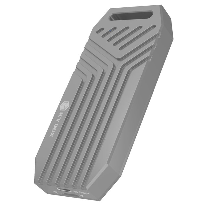 Icy ICY BOX IB-1919M-C42 USB4 M.2 NVMe Case, Argent