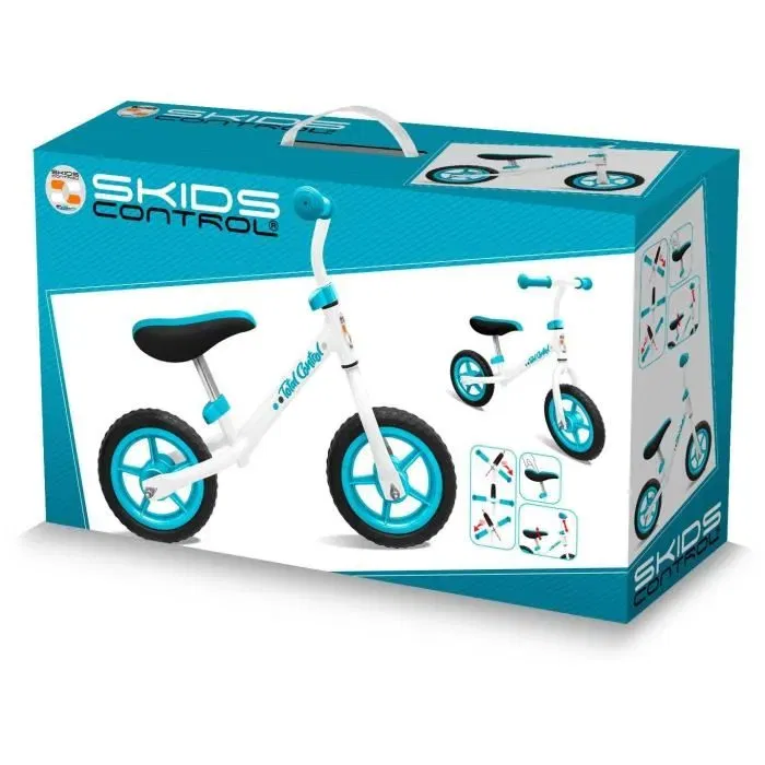 Stamp STAMP SKIDS CONTROL Draisienne 10'' en acier, pneus EVA increvables, jantes nylon, réglable pour enfants 2 à 5 ans