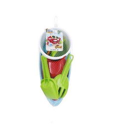 Color Baby Set de Plage Mr Craby Pirate Bateau avec Seau, Tamis, Pelles et Moules pour Enfant dès 18 Mois