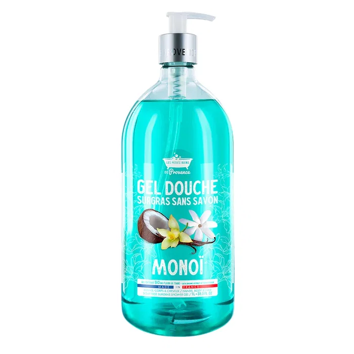 Les Petites Bains de Provence Gel douche Monoi 1000 ml Les Petites Bains de Provence Gel douche Monoi 1000 ml
