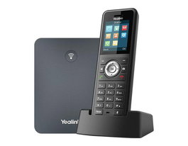 Yealink W79P - Système de téléphone IP DECT robuste IP67 avec base W70B et jusqu'à 10 combinés W59R, Bluetooth, alarme vibrante, 10 comptes SIP, 20 appels simultanés