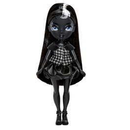 MGA Shadow High Entry - Muñeca Shanelle Onyx, traits détaillés, cheveux noirs, yeux de cristal, robe pour enfants de 4 ans et plus