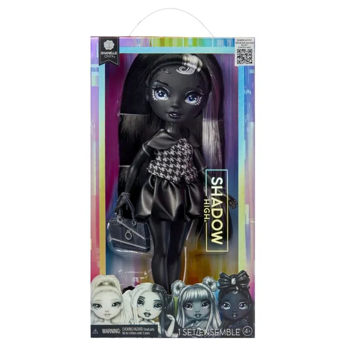 Rainbow High - Poupée mannequin Shanelle Shadow High - Ton monochrome noir - Dès 4 ans Rainbow High - Poupée mannequin Shanelle Shadow High - Ton monochrome noir - Dès 4 ans