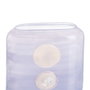 BigBuy Home Vase Bleu Blanc Résine Verre 22 x 10 x 24 cm