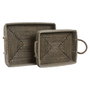 Home ESPRIT Set de paniers Fibre naturelle Naturel Urbaine 41 x 32 x 16 cm