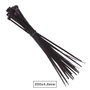 Hantums Sac de 25 colliers de serrage 100% nylon 250x4,8mm Noir