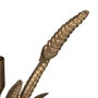 BigBuy Home Bougeoir Doré Fer Ø 23 cm