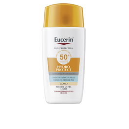 Eucerin Fluide Teinté Sun Protection Hydro Protect SPF50+ Light 50ml - Protection Solaire Visage Haute Performance UVA/UVB