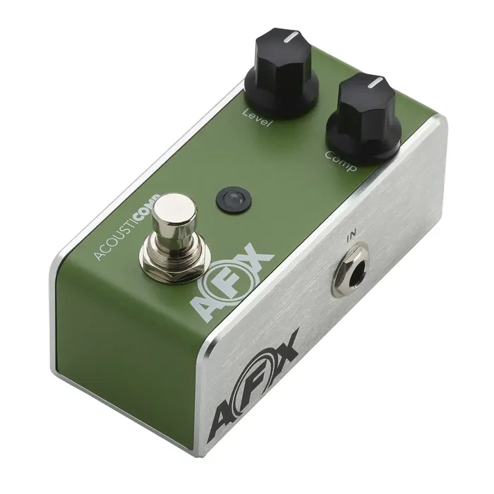 Fishman AcoustiComp Pedal Compresseur Mini pour Guitare Acoustique PRO-AFX-CM2