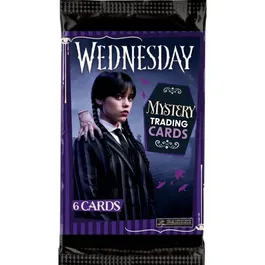 Panini - Pack de démarrage Mercredi 2 : Classeur, 3 pochettes (18 cartes) et 1 Carte Édition Limitée #1 pour collection