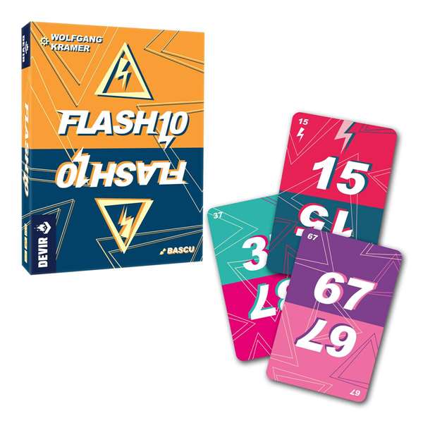 Devir Juego Flash 10 - Si Parpadeas Quizás te lo Pierdes - Jeu de réflexes et d'observation - À partir de 3 ans