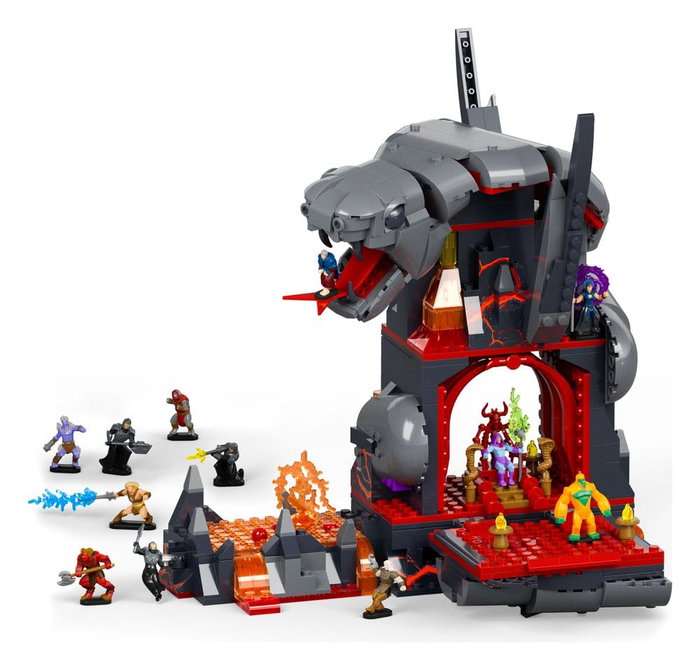 Mattel Masters of the Universe Brick Shop Set de Construction Snake Mountain / Montagne du Serpent avec 12 figurines NanoWorld Mattel Masters of the Universe Brick Shop Set de Construction Snake Mountain / Montagne du Serpent avec 12 figurines NanoWorld
