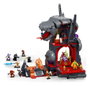 Mattel Masters of the Universe Brick Shop Set de Construction Snake Mountain / Montagne du Serpent avec 12 figurines NanoWorld