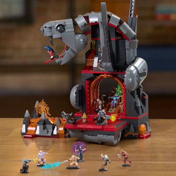 Mattel Masters of the Universe Brick Shop Set de Construction Snake Mountain / Montagne du Serpent avec 12 figurines NanoWorld Mattel Masters of the Universe Brick Shop Set de Construction Snake Mountain / Montagne du Serpent avec 12 figurines NanoWorld