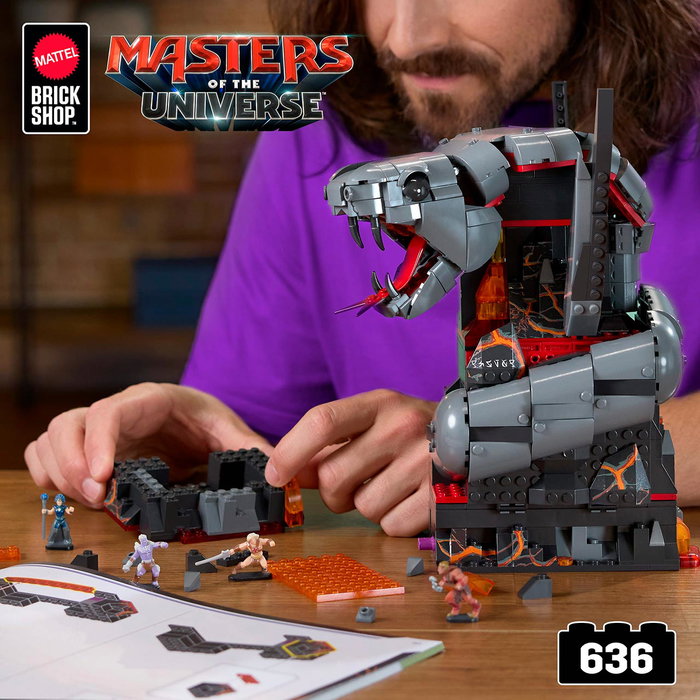 Mattel Masters of the Universe - Castillo Skeletor, Forteresse Montagne Serpent avec Figurines NanoWorld, Jeu de Construction Enfant +10 Ans Mattel Masters of the Universe - Castillo Skeletor, Forteresse Montagne Serpent avec Figurines NanoWorld, Jeu de Construction Enfant +10 Ans