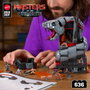 Mattel Masters of the Universe - Castillo Skeletor, Forteresse Montagne Serpent avec Figurines NanoWorld, Jeu de Construction Enfant +10 Ans