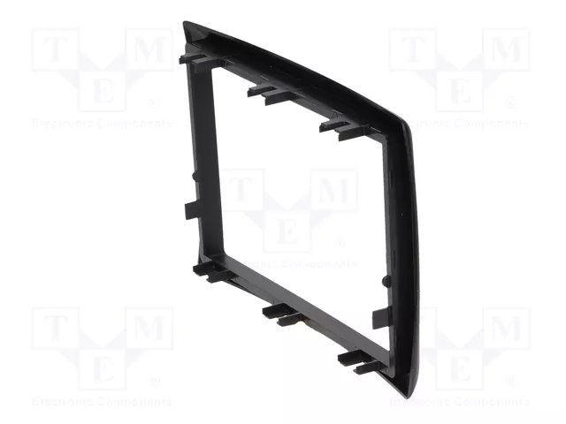 PER.PIC. Cadre de radio 2 DIN noir pour Renault Megane II