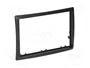 PER.PIC. Cadre de radio 2 DIN noir pour Renault Megane II