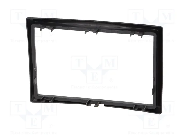 PER.PIC. Cadre de radio 2 DIN noir pour Renault Megane II