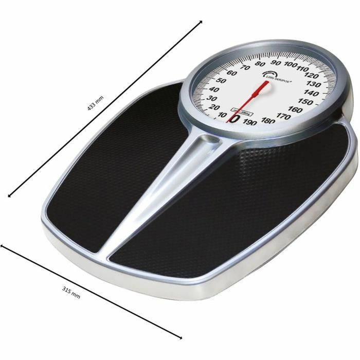 Little Balance 8182 PRO M 200 - Pèse-personne mécanique Noir / Argent
