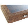 Boîte à bijoux Home ESPRIT Marron Polyuréthane Verre Bois MDF 30 x 20 x 8 cm