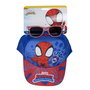 Cerdá Gorra Set Gafas De Sol Spidey T51C - Casquette avec lunettes de soleil pour enfants, 2 à 8 ans, bleu