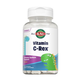 KAL Vitamina C Rex 100 dinosaures masticables Orange