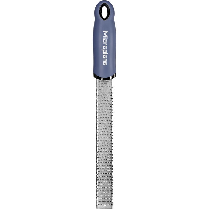 Microplane Premium Classic Grater denim blue, Bleu / Argent Microplane Premium Classic Grater denim blue, Bleu / Argent