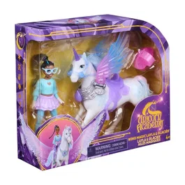 Spin Master Layla et Glacier Ailes Magiques L'École des Licornes - Poupée + Licorne