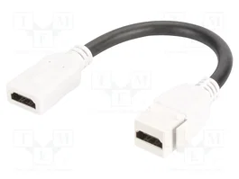 DIGITUS Module HDMI Keystone HDMI 2.0 Blanc