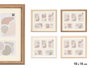 GIFTDECOR MARCO CANTO Lot de 12 cadres pour 5 photos - Assortiment de couleurs