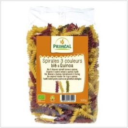 PRIMEAL Spirales tricolores de blé et quinoa BIO 500g