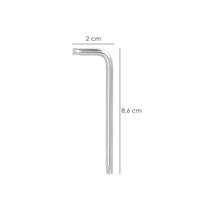 WOLFPACK LINEA PROFESIONAL Clé Torx inviolable longue T10