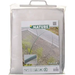 Nature Voile anti-insecte filet 5 x 2 m - Maille 1,8x1,8 mm - 38 g/m² - Blanc traité anti-UV - Protection cultures