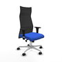 Piqueras y Crespo Chaise de Bureau Albacete XL Bleu et Noir