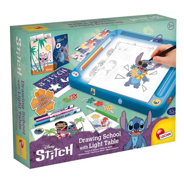 Color Baby - Table de dessin Stitch avec lumière et accessoires - Plateau lumineux - Jouet pour enfants à partir de 5 ans Color Baby - Table de dessin Stitch avec lumière et accessoires - Plateau lumineux - Jouet pour enfants à partir de 5 ans
