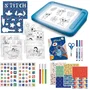 Lisciani Giochi - Kit de dessin créatif avec table lumineuse Stitch, modèles à décalquer et feutres pour enfants dès 8 ans - Apprentissage ludique du dessin