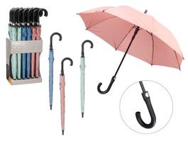 ARTE REGAL Parapluas Largo Automático Surtido Pasteles Bleu, Rose, Vert