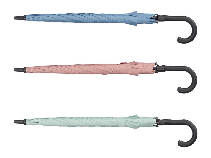 ARTE REGAL Parapluas Largo Automático Surtido Pasteles Bleu, Rose, Vert
