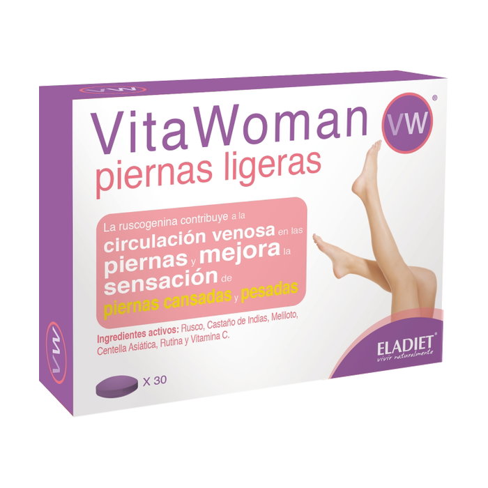 Eladiet VitaWoman Piernas Ligeras 30 comprimés Eladiet VitaWoman Piernas Ligeras 30 comprimés